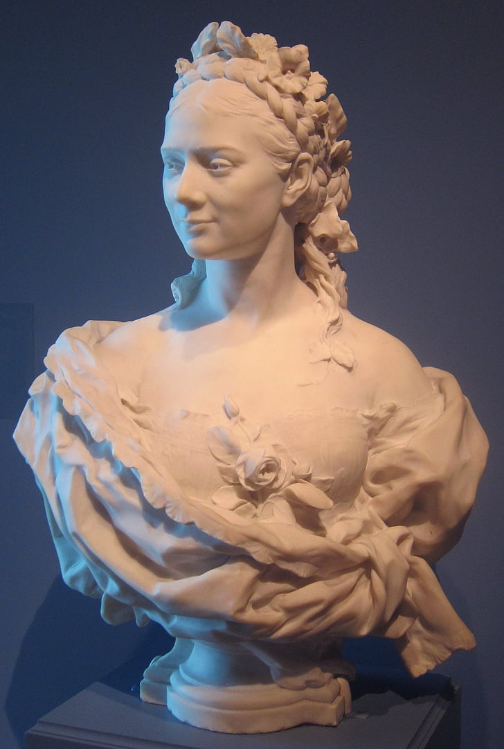 busto, Senhora, Jean, Baptiste, Carpeaux, Cleveland, Museu