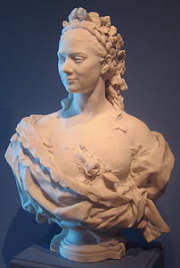 bust, Lady, Jean, Baptiste, Carpeaux, Cleveland, Museum