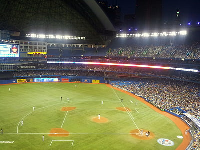 baseball, Stadio, cupola, tifosi, Sport, Rogers Centre, Toronto