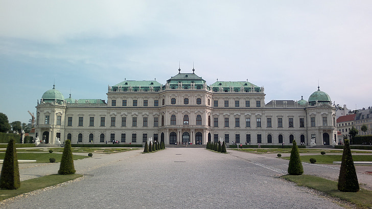 Schloss belvedere, Viena, Castelo de Belvedere, arquitetura, lugar famoso, Europa