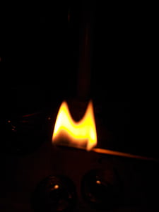 eld, ljus, helvetet, Flame, värme, bränna, matcha