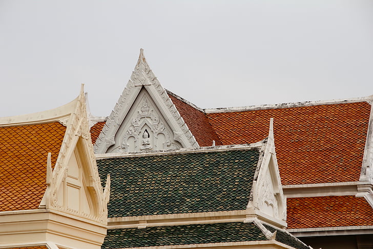 Tayland, Bangkok, Tapınak, çatı, Asya, Sarayı, Bina