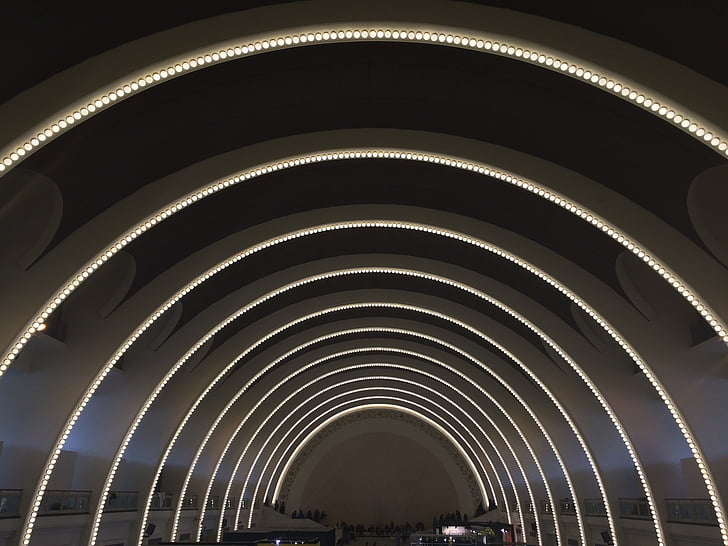 Shanghai Exhibition centre, Auditorium, gewölbte Kuppel