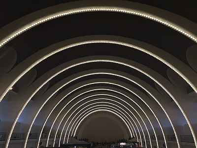 상하이 전시 센터, 강당, 곡선된 돔