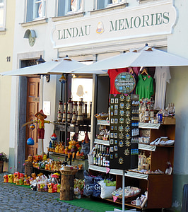 antikviteter, minne, musikk, Business, Lindau, gamlebyen