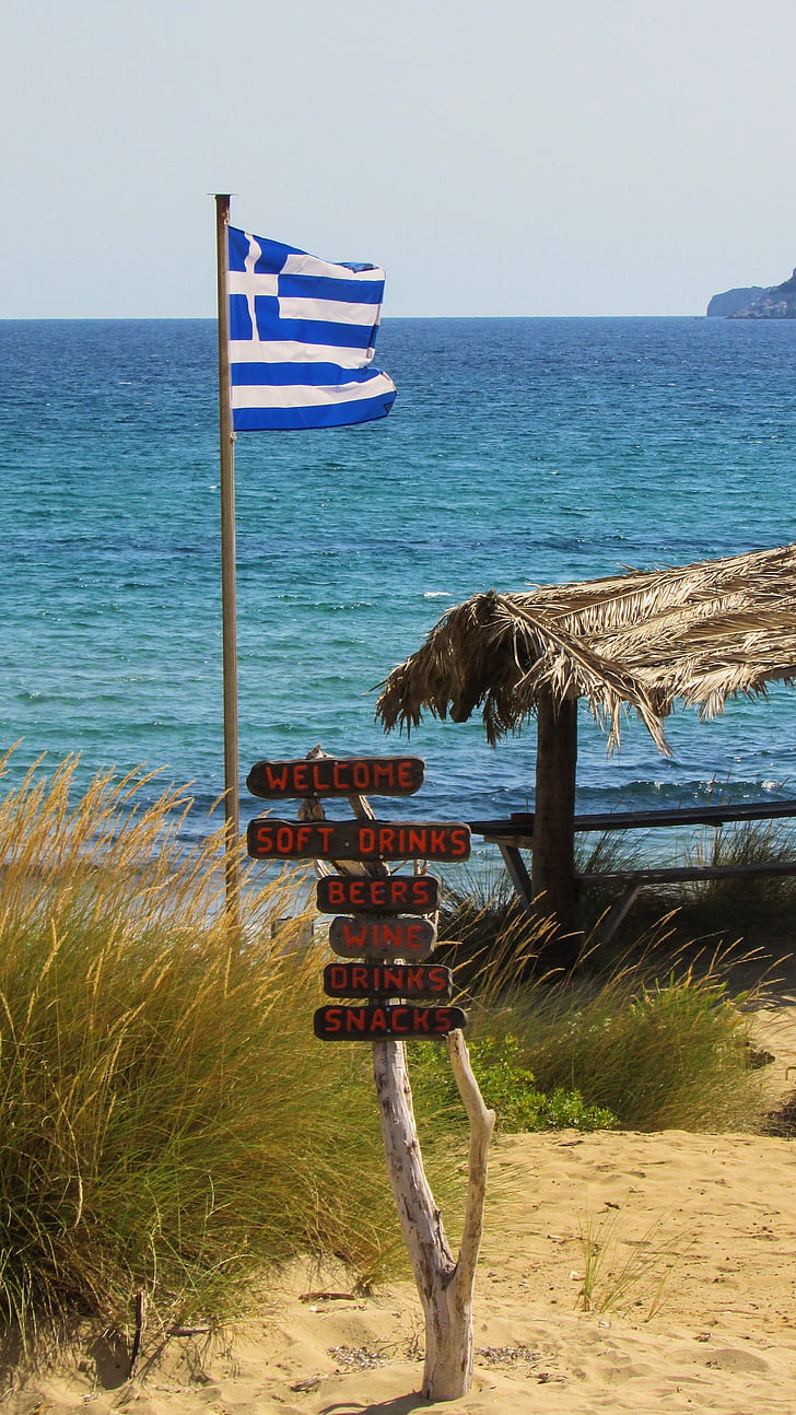 Grécia, Skiathos, Elias, praia, Verão, Ilha, Grego