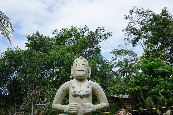 Costa Rica, figur, sten, skulptur, kultur, kunst, indianerne