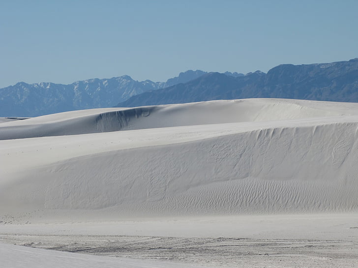 sorra blanca, desert de, dunes, desert, monument nacional, Nou Mèxic, escèniques