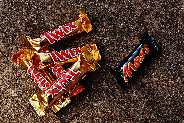 yksi kaikkia vastaan, symbolinen, suklaapatukan, makeus, suklaa, Mars, karamelli