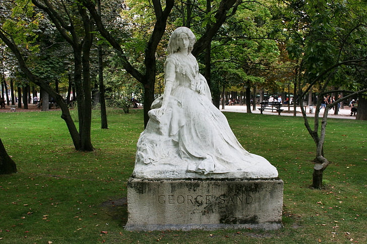 George sand, Jardin du luxembourg, Luxembourg