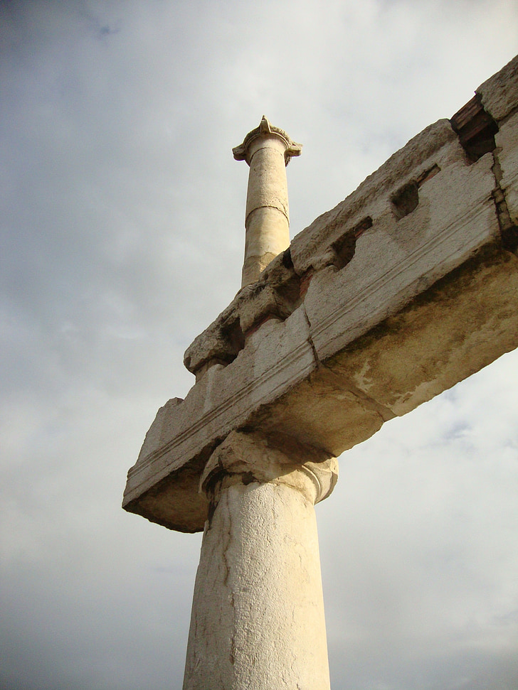 Pompeia, Itálie, Architektura, sloupec, klasicismus, cestovní ruch, architektonické sloupec