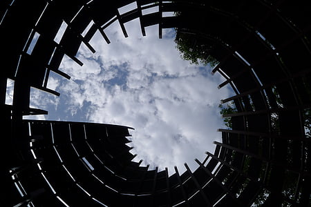 Cingapura, sungeibuloh, Parque, céu, sombra, em espiral, perspectiva