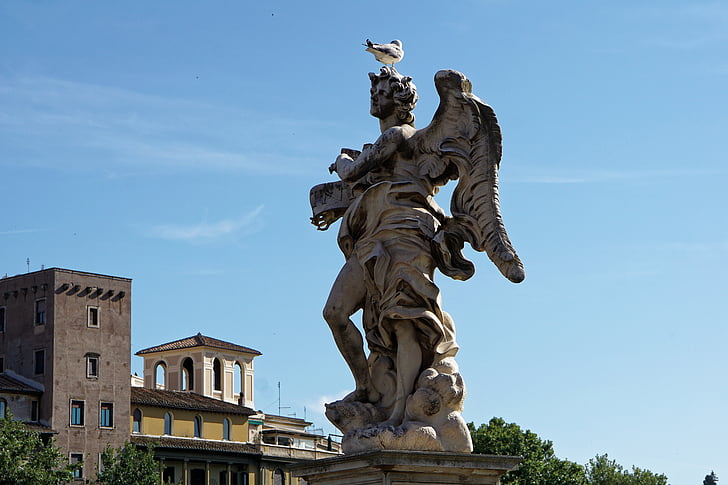 Róma, Olaszország, szobor, Európa, Landmark, ősi, római