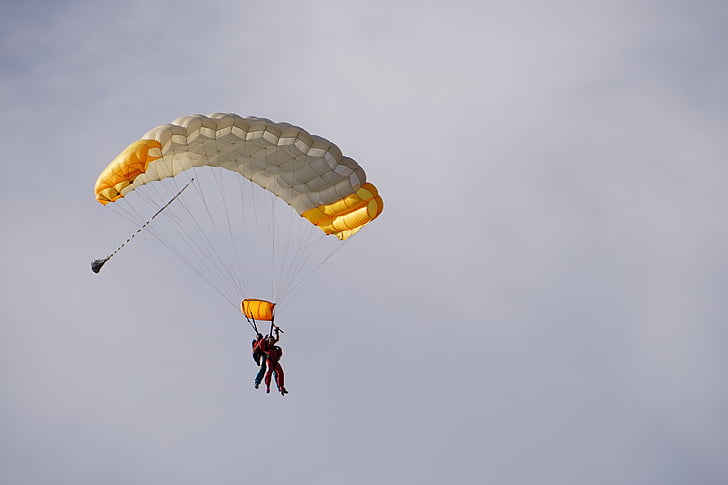 parachute, saut en tandem, Glide, sauter
