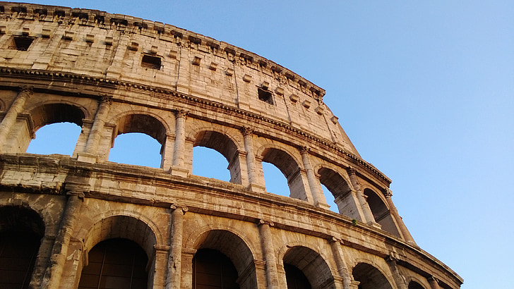 Roma, Italia, Colosseum, Colosseum, amfiteater, romerske, stadion