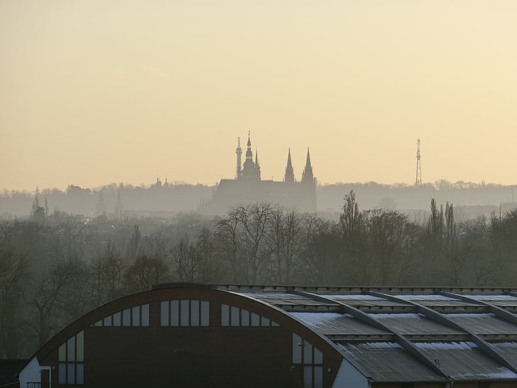 Praha, Hradčany, Západ slunce