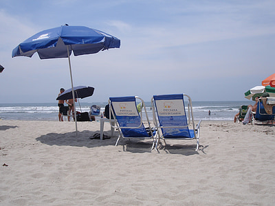 praia, sol, Verão, casa de campo, descanso, areia, cadeira de praia