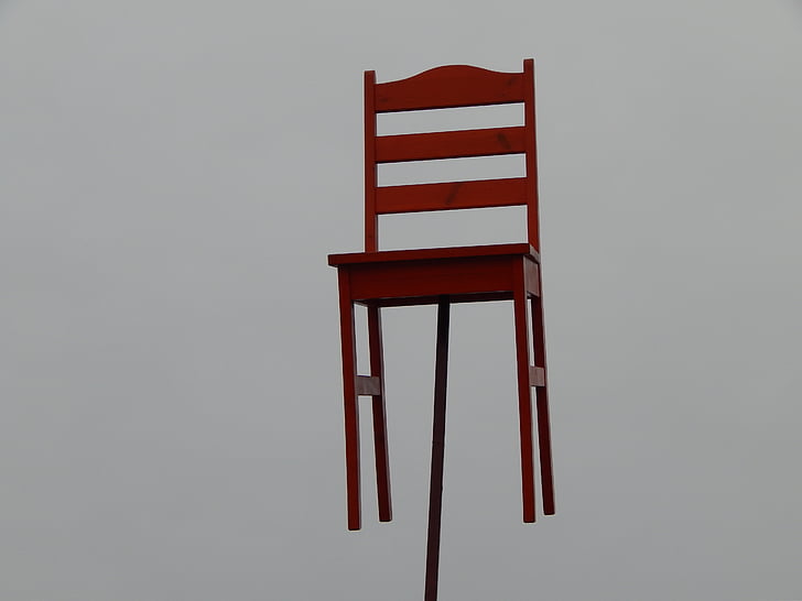 chair, piece of furniture, advertising, view