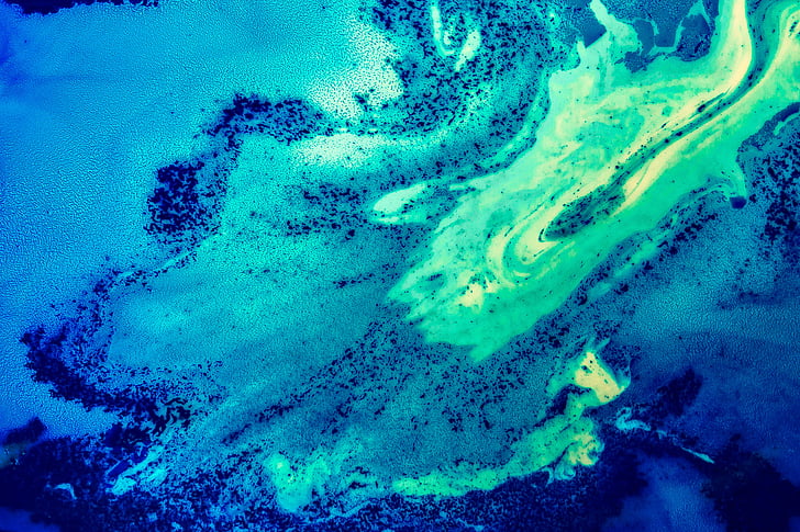 verd, blau, Geode, patró, Aqua, turquesa, fotograma complet