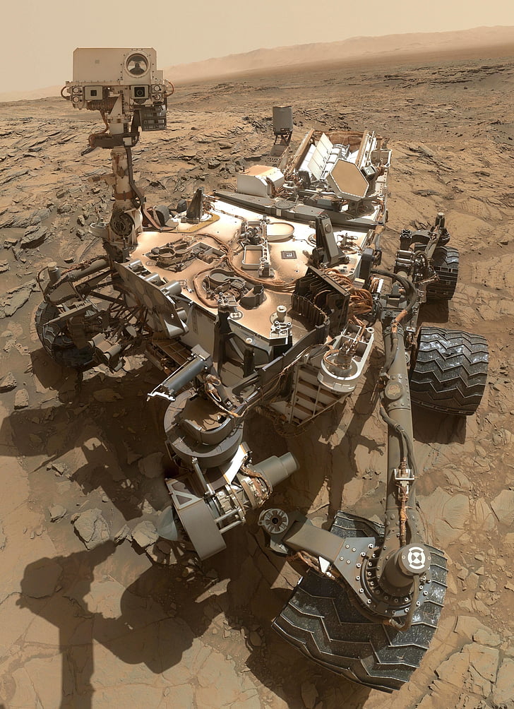 Mars-rover, Neugier, Fahrzeug, Kosmos, Raumfahrt, Roboter, Marsoberfläche