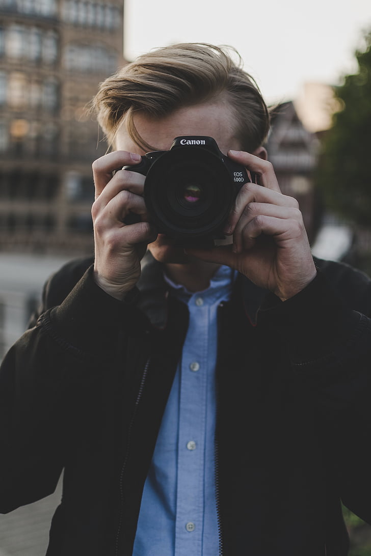 pessoas, homem, cara, geração y, câmera, lente, fotógrafo