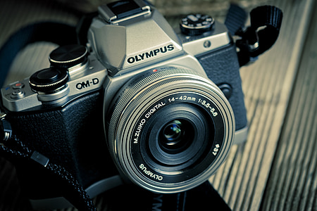 kaamera, Olympus, digitaalne, foto, Fotod, digikaamera, retro