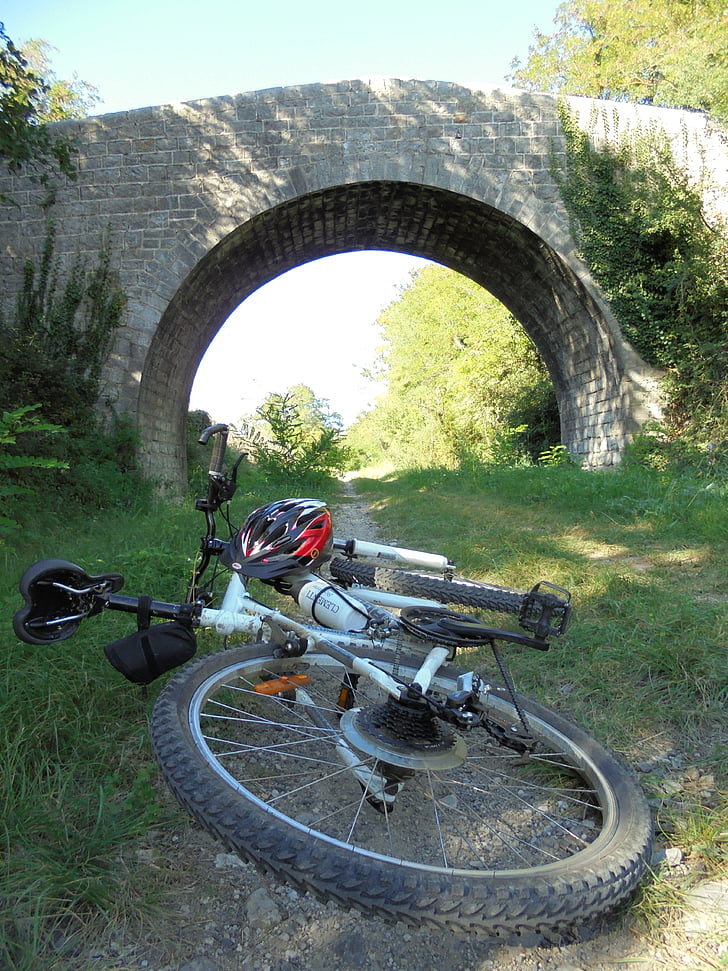велосипед, мост, Спорт