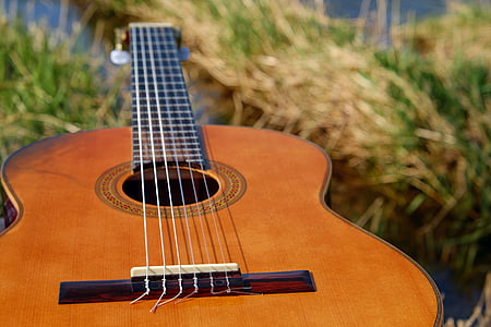 guitar, musical instrument, stringed instrument, wooden guitar, acoustic guitar, instrument, strings