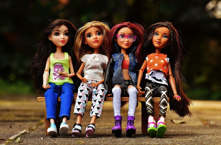 girl, girlfriends, friendship, clique, doll, pretty, face