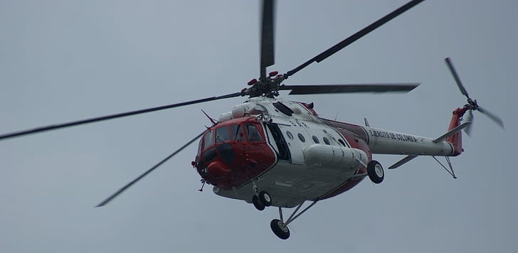 elicopter, salvare, în, Columbia