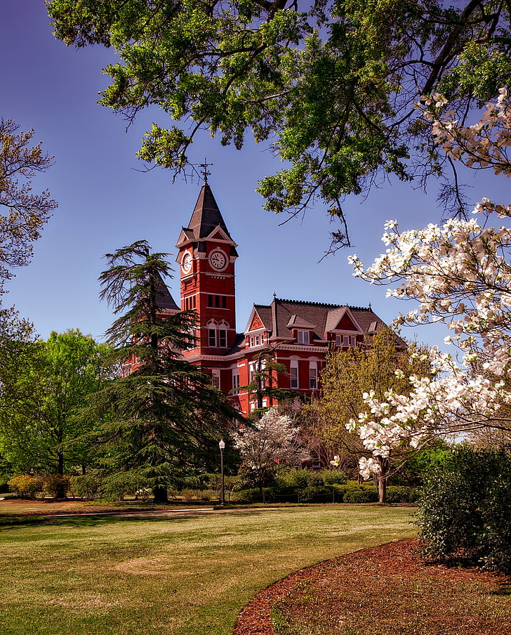 Samford hall, Auburn university, utbildning, skolor, universitet, högskolor, landmärke