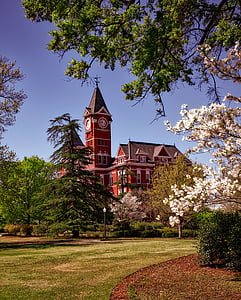 samford hall, Universitas Auburn, pendidikan, sekolah, Universitas, perguruan tinggi, Landmark