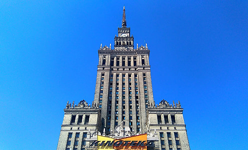 Palace, pääoman, Varsova, arkkitehtuuri, City, rakennus, Matkailu