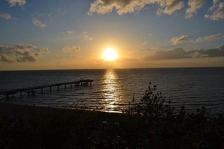 Захід сонця, Балтійське море, море, НД