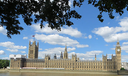 Buckinghamský palác, Westminster, big ben, Londýn, orientační bod, Anglie, věž