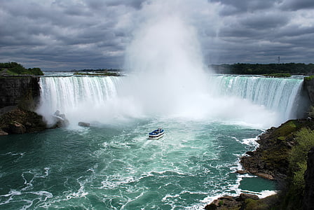 Niagara falls, vesiputous, River, kohtaus, maisemat, luonnonkaunis, Matkailu