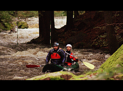 canoa, água, paddle, água branca, água selvagem, adrenalina, capacete