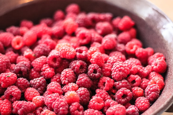 raspberry, raspberries, fruits, healthy, food, red, freshness
