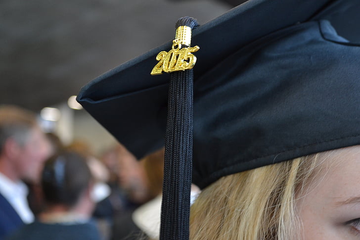 kvadratni akademsko pokrivalo, pet, diplomi klobuk, diplomi, diplomi, Univerza, študent