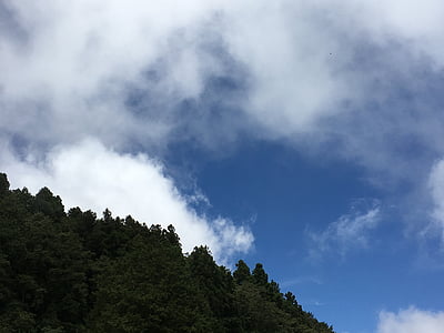 Alishan, Tajvan, kék ég
