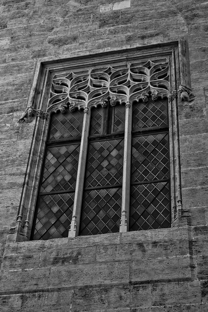 finestra, Valencia, fetta, Spagna, architettura, costruzione, Monumento