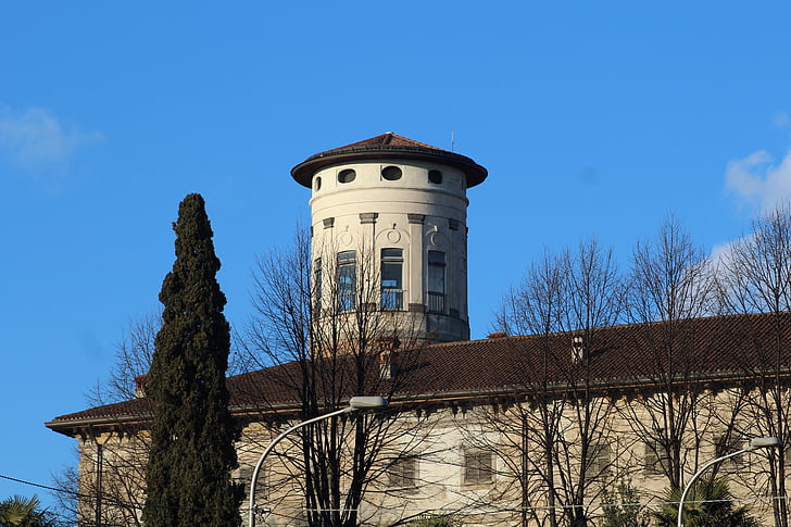 Merate, Torre, Palazzo prinetti, toren van merate, Lecco, Lombardije, Italië