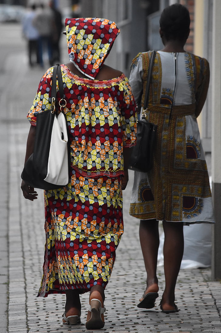 ljudje, ženske, Afrika, oblačila, oblačila, afrikanščina, pohodništvo