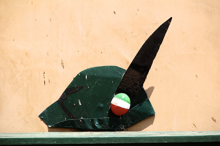 hat, italy, flag, hats