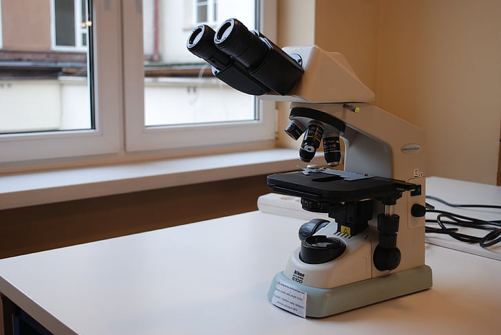 microscópio, laboratório, hospital, laboratório, diagnósticos, diagnóstico