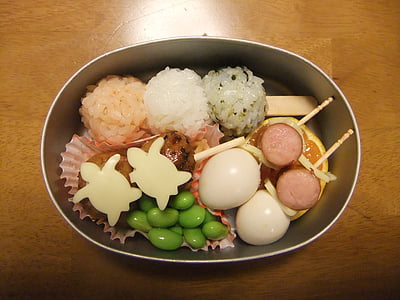 un kyaraben, Bento, caja de almuerzo del jardín de la infancia