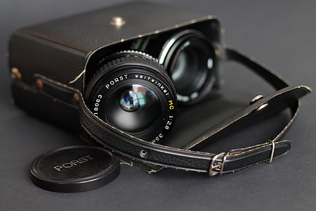 analogni, leća, Foto, Zenit, kamera, Stari fotoaparat, povijesne