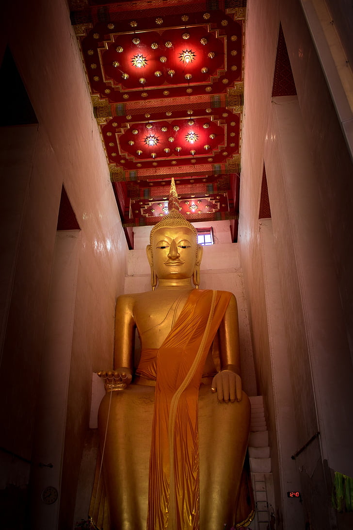 Luang pho toh, Wat pa valley élet, Suphan buri, Thaiföld, Buddha, buddhizmus, vallás