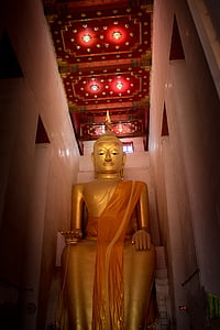 Luang pho toh, vida de vale do Wat pa, Suphan buri, Tailândia, Buda, Budismo, religião