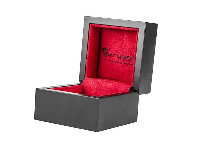 caja, compromiso, madera, anillo, propuesta, regalo, romántica